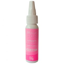 Cor Softgel Rosa Boneca 15g Mago