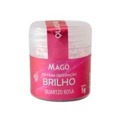 Pó Dec Quartzo Rosa Brilho 5g