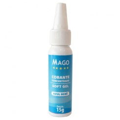 Cor Softgel Azul Bebe15g Mago