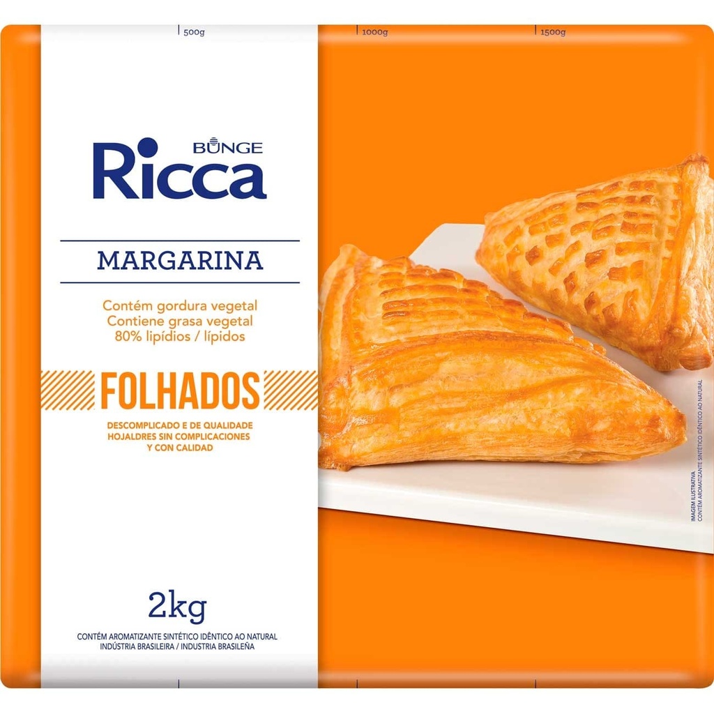 Marg Ricca Folhados placa 2kg