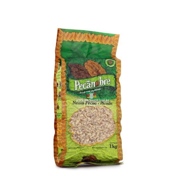 Nozes Pecan Granulada à vácuo 1kg