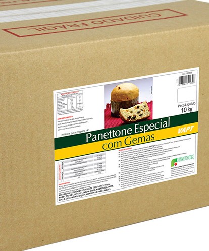 Vapt Panetone Esp Pasta Gema10kg