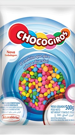 Chocogiros Colorido Mavalério 500g
