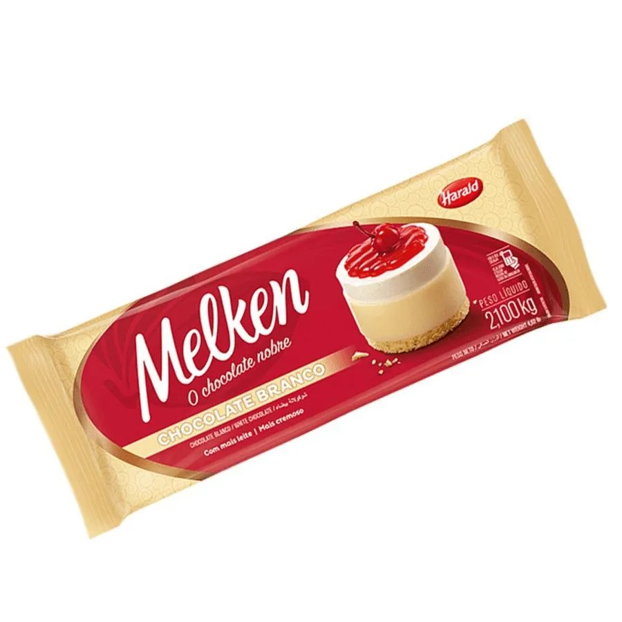 Choco Melken Branco Barra 2,1kg