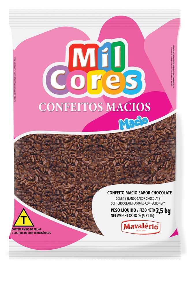 Flocos Macio Chocolate MCores 2,5kg