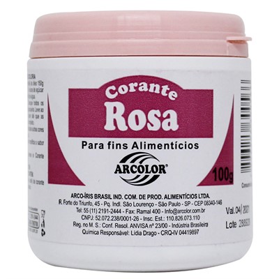 Cor Po Rosa Nobre 100g Arcolor