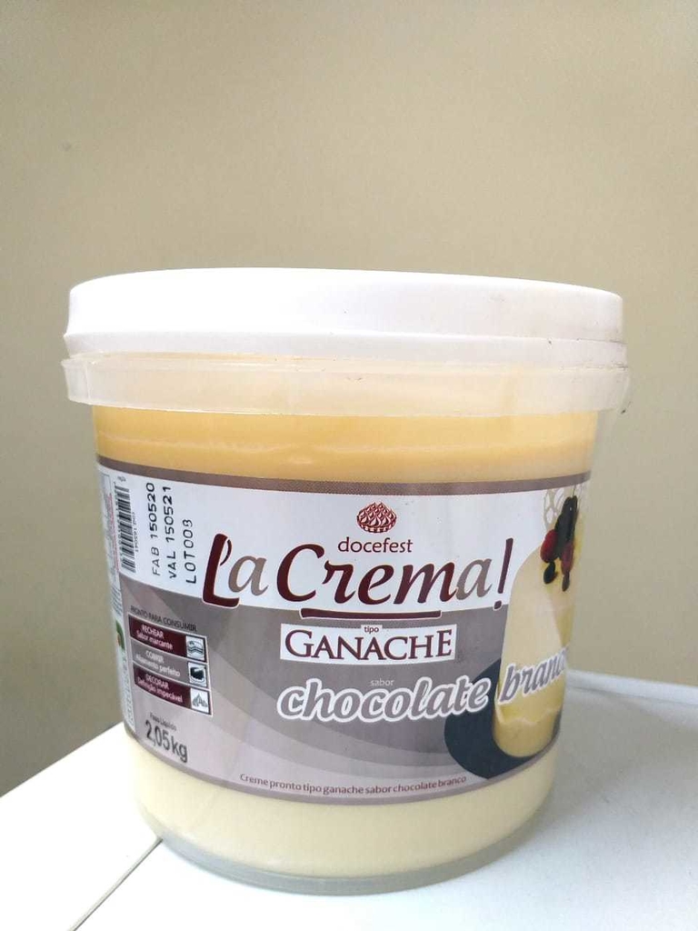 LaCrema Ganache Choco Bco 2,05kg