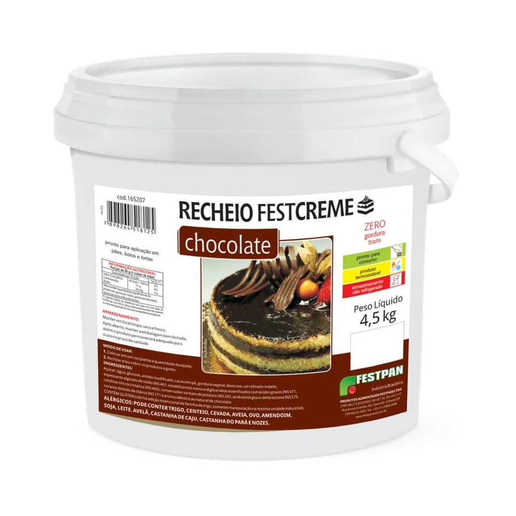 Festcreme Chocolate bd 4,5kg
