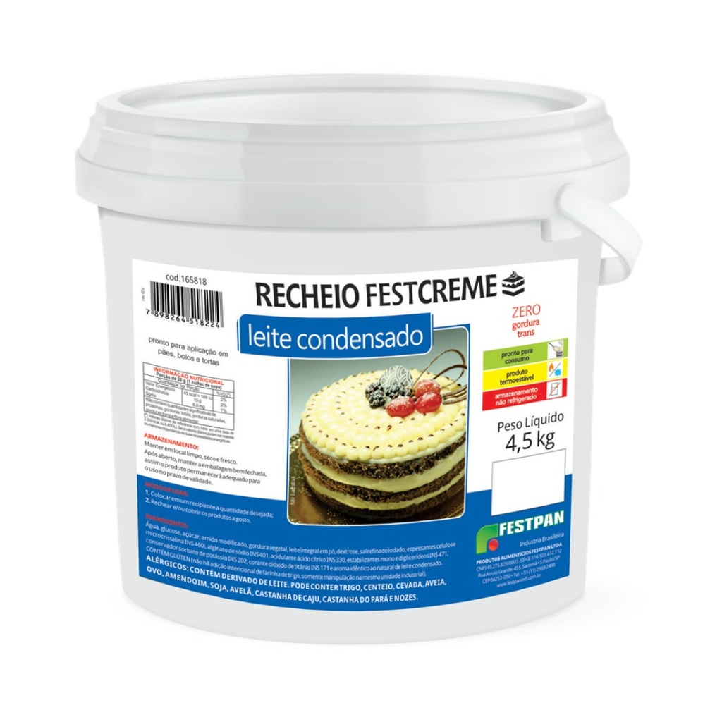 Festcreme Leite Condensado Bd4,5kg