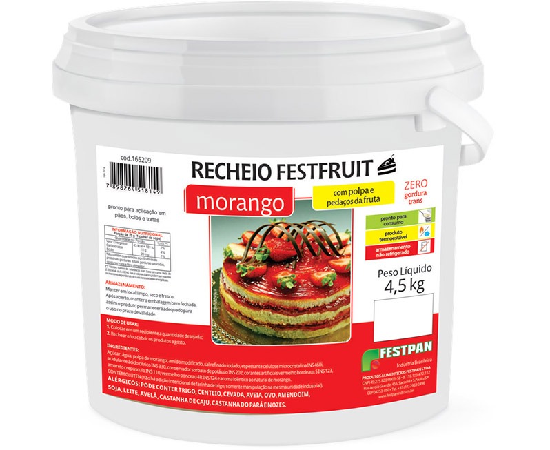 Festcreme Morango Bd 4,5kg