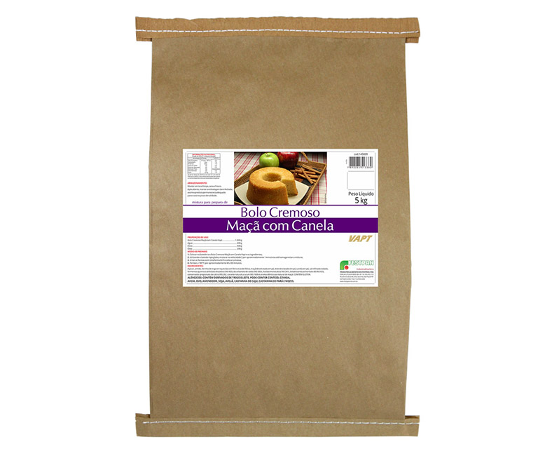 Vapt Bolo Cremoso Maçã c Canela 5kg