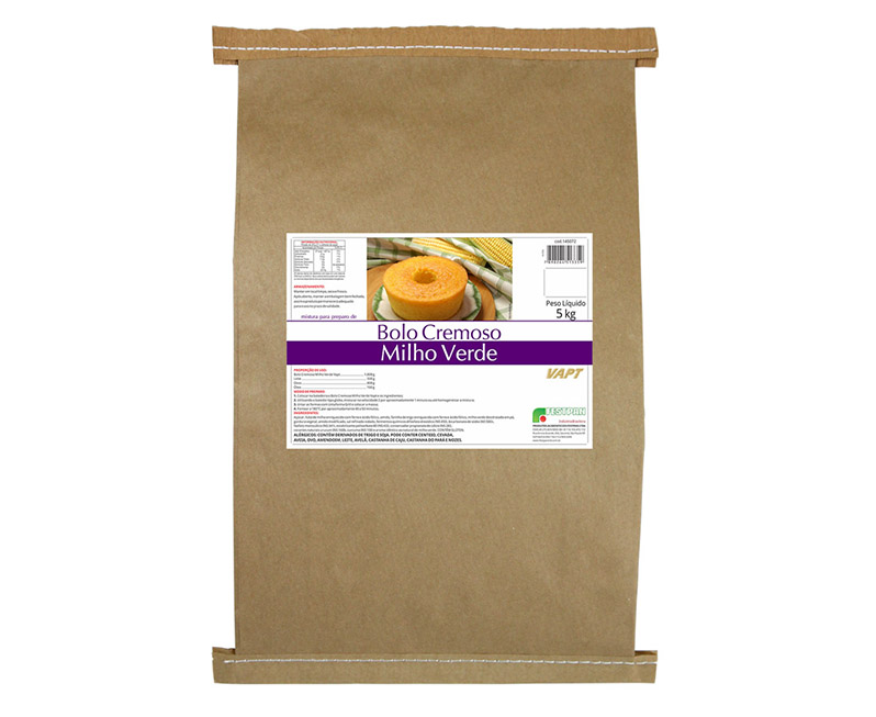 Vapt Bolo Cremoso Milho Verde 5kg