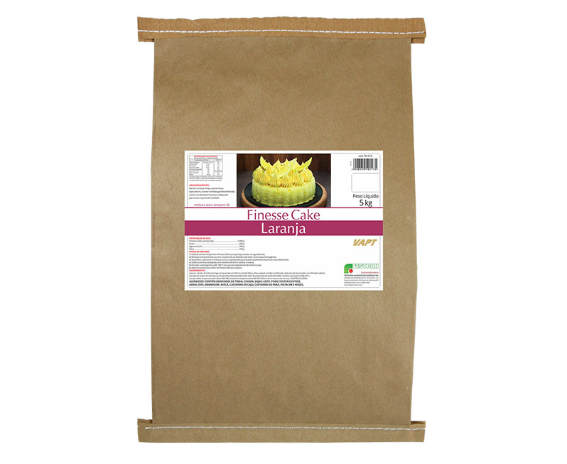 Vapt Fineesse Cake Laranja Fest 5kg