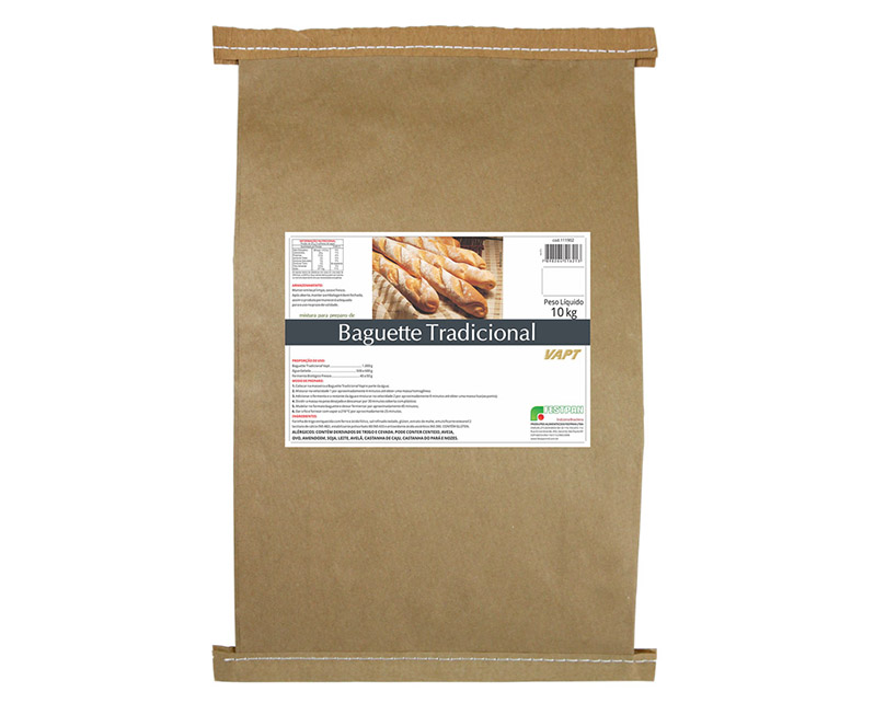 Vapt Pão Baguete Trad Festpan 10kg