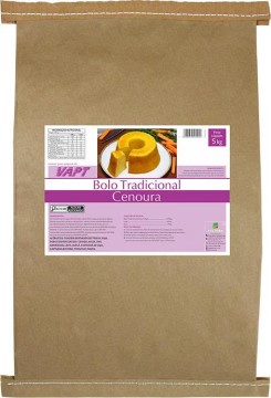 Vapt Bolo Tradic Cenoura Festp 5kg