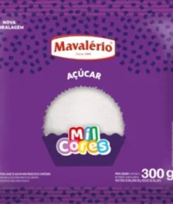 Acucar Cristal Branco MilCores 300g