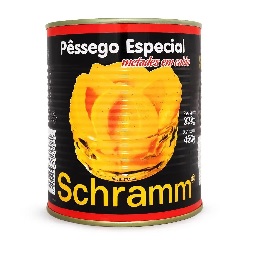Pêssego Calda Metad Esp Schramm450g