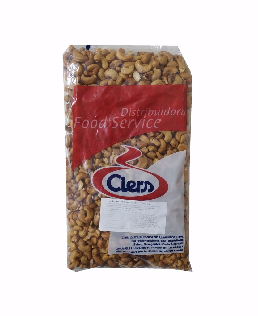 Cast Caju Int Torr W3T s/sal 1kg