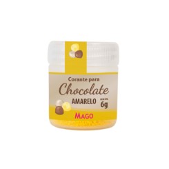 Cor p/Choco Amarelo 6g Mago