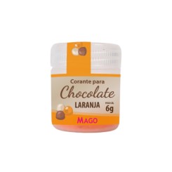 Cor p/Choco Laranja 6g Mago