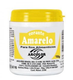Cor Po Amarelo Limao 100g Aocolor