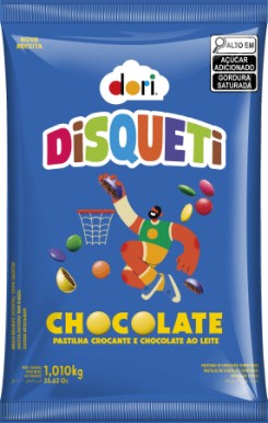 Disquete Chocolate ao Leite 1kg