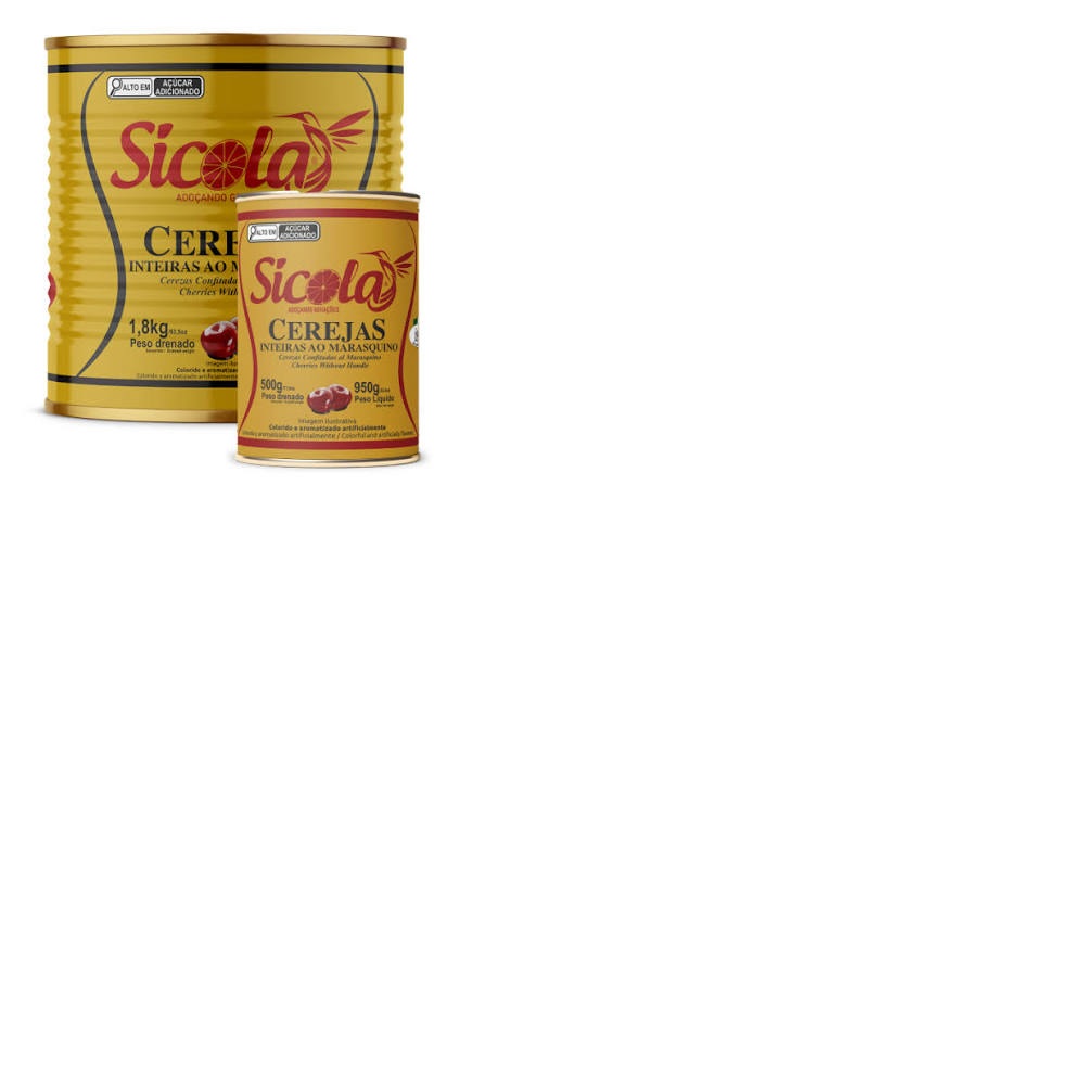 Cereja Vermelh Sicola 500g