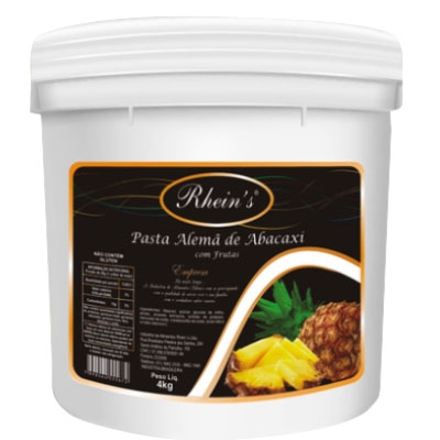 Pasta Alemã Abacaxi bd 4 kg