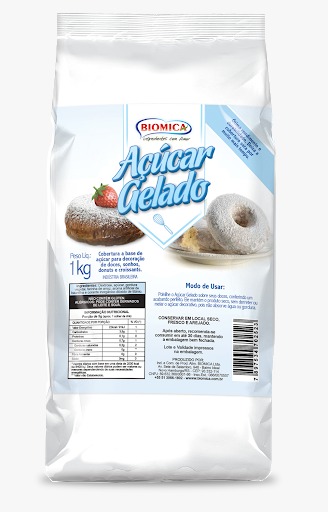 Acucar Geladinho Biomica pct 1 kg