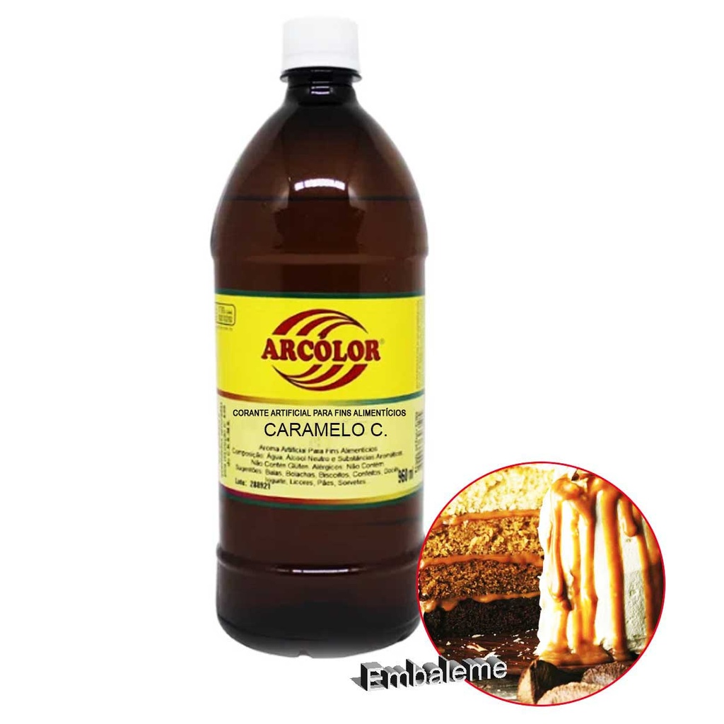 Cor Caramelo 960ml Arcolor