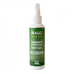 Cor Softgel Verde Folha 60g Mago