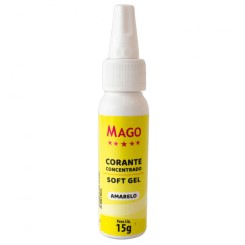 Cor Softgel Amarelo 15gr Mago