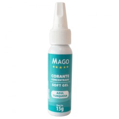 Cor Softgel Azul Turque15g Mago
