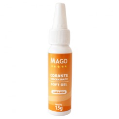 Cor Softgel Laranja 15g Mago