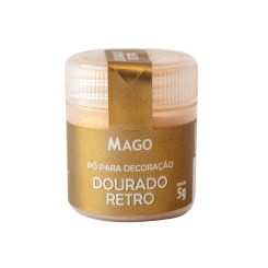 [5487] Pó Dec Dourado Retro Mago 5g