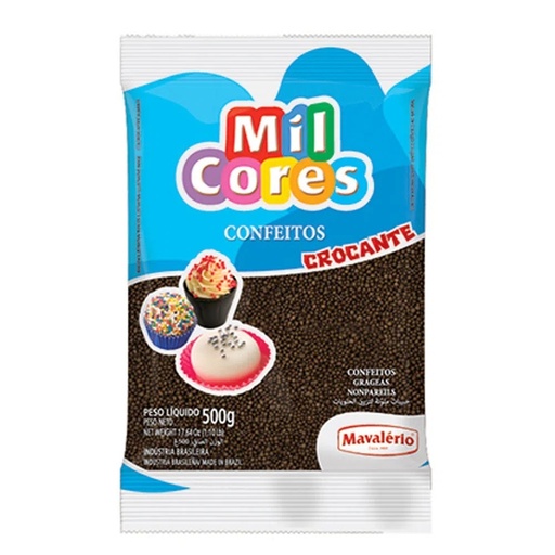 [926] Miçanga Sab Chocolate MilCores 500g