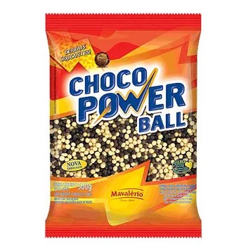 [1759] ChocoPowerBall Leite/Bco MINI 500g