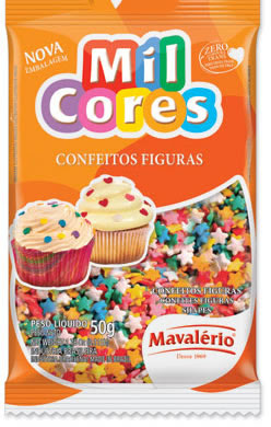 [2738] Conf Figura Estrelinha MCores 150g