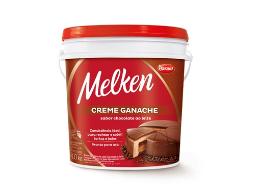 [2967] GANACHE Choco Leite Melken Har 4 kg