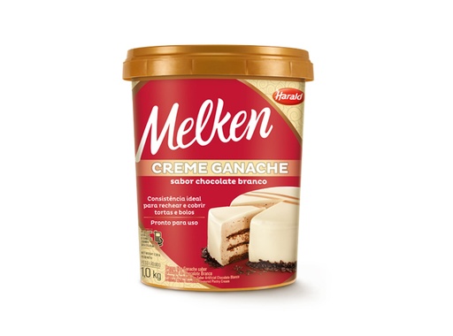 [3527] GANACHE Choco Bco Melken Harald 1kg