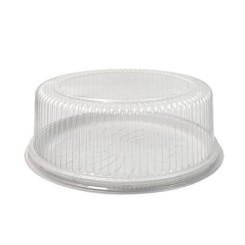 [3621] Tampa Plastica p/Bolo C/Aba 50un