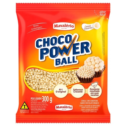 [3738] ChocoPowerBall Branco MINI 300 g