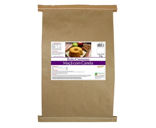[4410] Vapt Bolo Cremoso Maçã c Canela 5kg