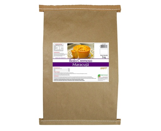 [4412] Vapt Bolo Cremoso Maracujá Fest 5kg