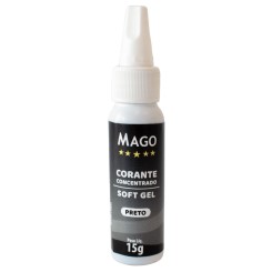 [4894] Cor Softgel Preto 15g Mago