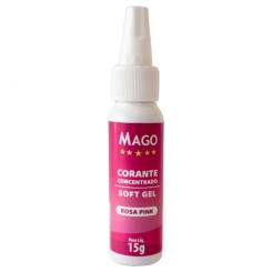 [4896] Cor Softgel Rosa Pink 15g Mago