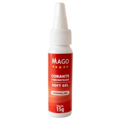 [4900] Cor Softgel Vermelho 15g Mago