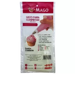 [4903] Manga p/Confeitar Descart MAGO G 5u